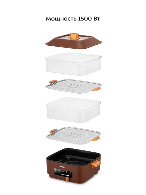 Пароварка электрическая КТ-6506 - 1000 Вт Пароварка электрическая КТ-6506 - 1000 Вт