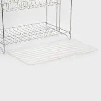 Сушилка для посуды универсальная, разборная, с поддоном, цвет хром 39,5*24*29,5см Сушилка для посуды универсальная, разборная, с поддоном, цвет хром 39,5*24*29,5см