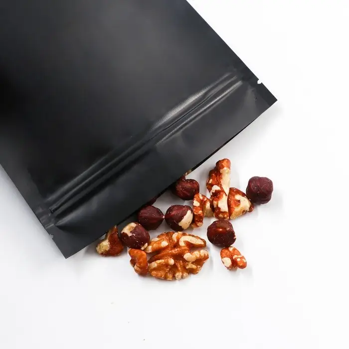 Пакет дой - пак, матовый, чёрный, 14&times;20&times;4 см