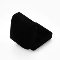 Футляр под серьги, кольцо &laquo;Традиции&raquo;, бархатный, 4.5&times;5 см, чёрный