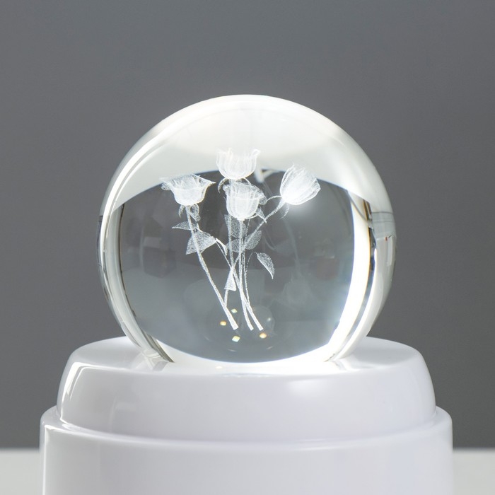 Ночник Ночник "Шар" LED USB АКБ МИКС 9х9х11 см RISALUX