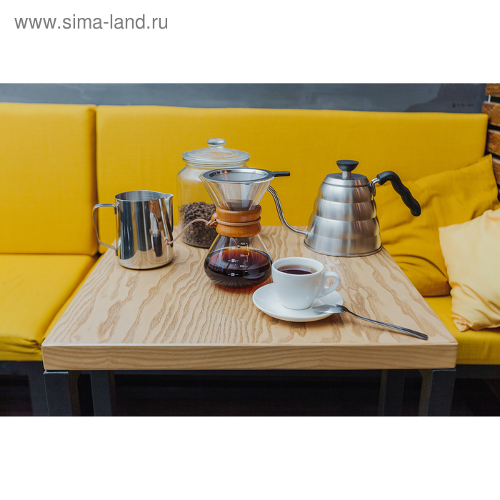 Молочник питчер из нержавеющей стали, 600 мл, с индикатором температуры, 304 сталь, цвет хромированный Молочник питчер из нержавеющей стали, 600 мл, с индикатором температуры, 304 сталь, цвет хромированный