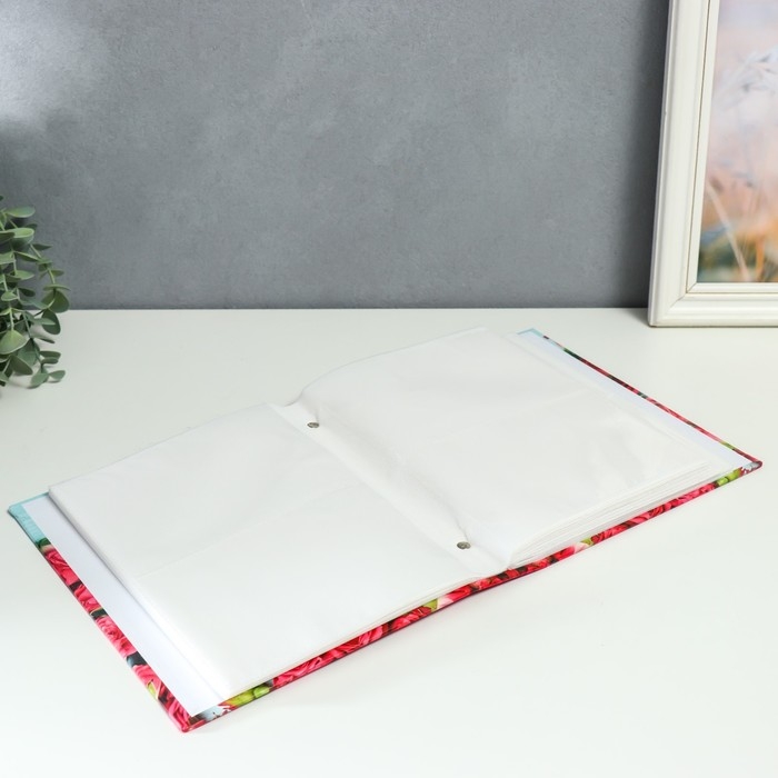 Фотоальбом на 200 фотографий Фотоальбом на 200 фотографий "Розы-3" 10x15 см МИКС