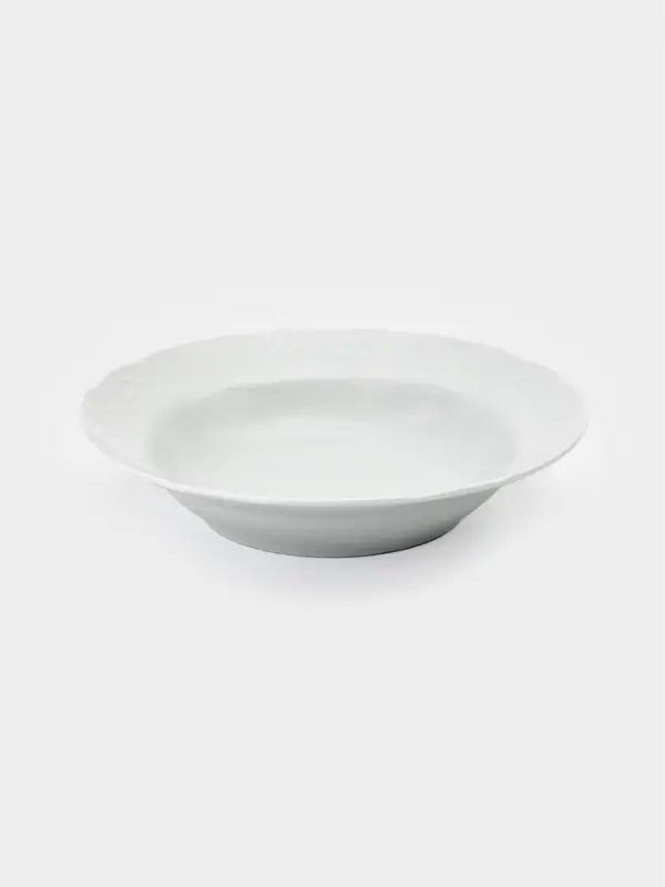 Тарелка глубокая Добрушский завод &laquo;Белье&raquo;, d=24 см, 500 мл, фарфор, белая