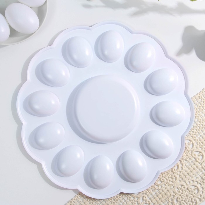 Пасхальная подставка на 12 яиц и кулич «Ангел» на пасху, 30 х 30 см. Пасхальная подставка на 12 яиц и кулич «Ангел» на пасху, 30 х 30 см.