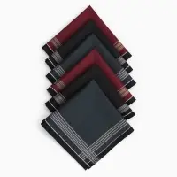 Носовые платки набор 6 штук &laquo;Этель. Мужество&raquo;, размер 43&times;43 см, МИКС