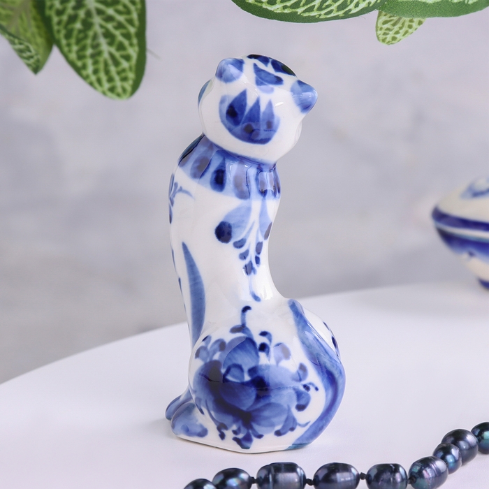 Сувенир Сувенир "Кошка Маруся", гжель