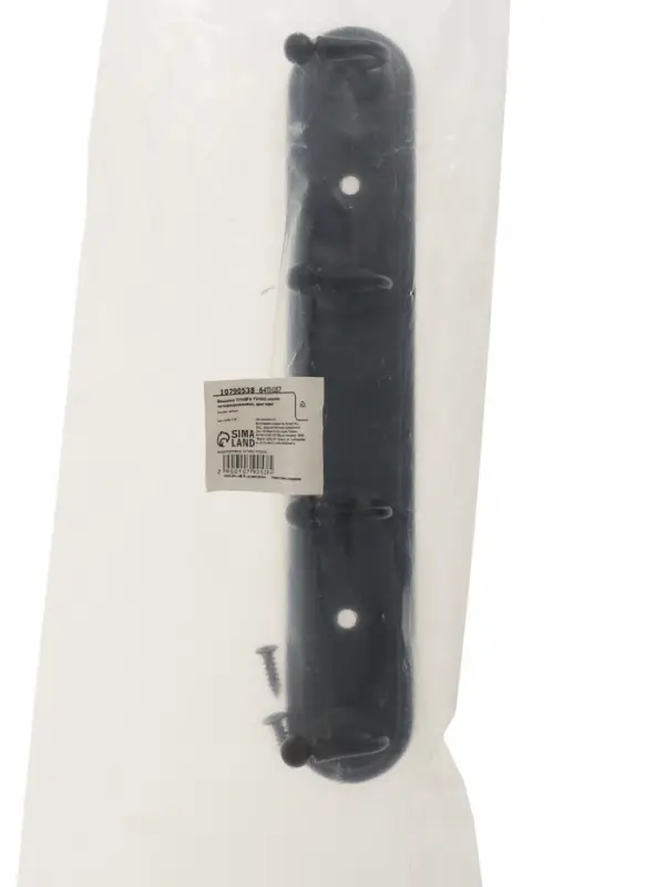 Вешалка ТУНДРА TVF003, металлическая, четырехрожковая, цвет черный