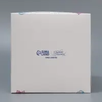 Коробка под маленький торт, кондитерская упаковка, &laquo;Светлой Пасхи!&raquo;, 15&times;15&times;18 см