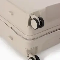 Чемодан на колёсах, 28", кодовый замок, 47&times;28&times;75 см, светло-бежевый