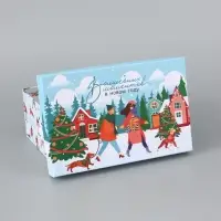 Коробка подарочная, набор 10 в 1 &laquo;Зимний городок&raquo;, 32.5&times;20&times;12.5 - 12&times;7&times;4 см