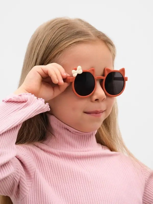 Очки солнцезащитные детские, uv 400, линза 4.8&times;4 см, цвет МИКС