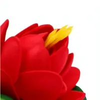 Набор кувшинок плавучих для аквариума, 8 см, 3 шт., белый, синий, красный