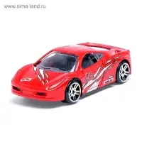 Машинка металлическая &laquo;СпортКар&raquo;, масштаб 1:56, МИКС
