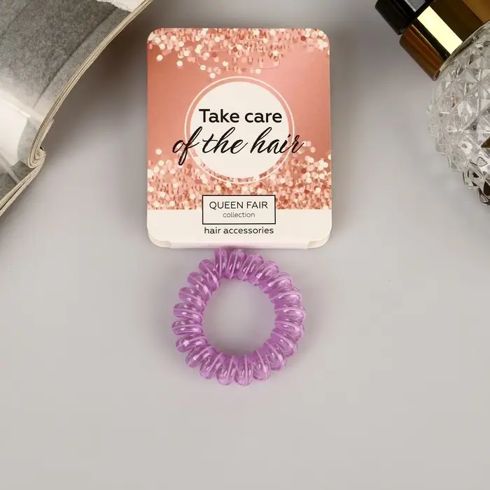 Резинка для волос  Резинка для волос "Пружинка" полоса, микс