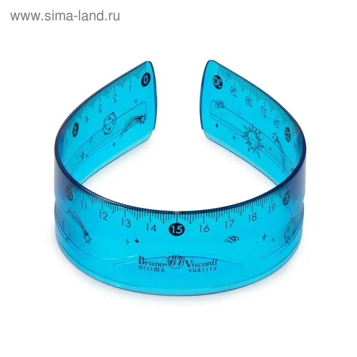 Линейка гибкая 30 см, HappyGraphix, 2 цвета Линейка гибкая 30 см, HappyGraphix, 2 цвета