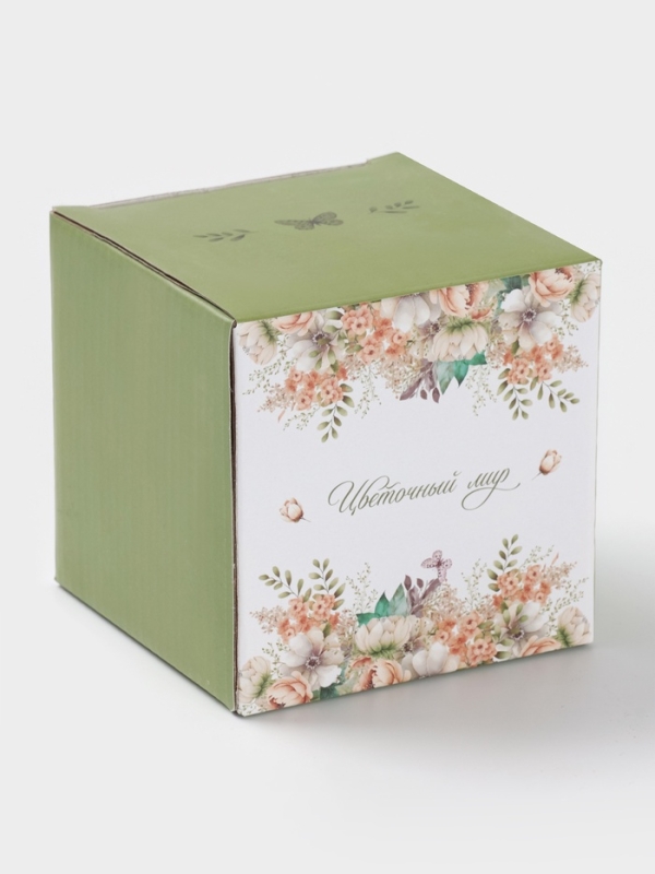 Лимонница Доляна  Лимонница Доляна "Цветы" цвет белый   9x9 см