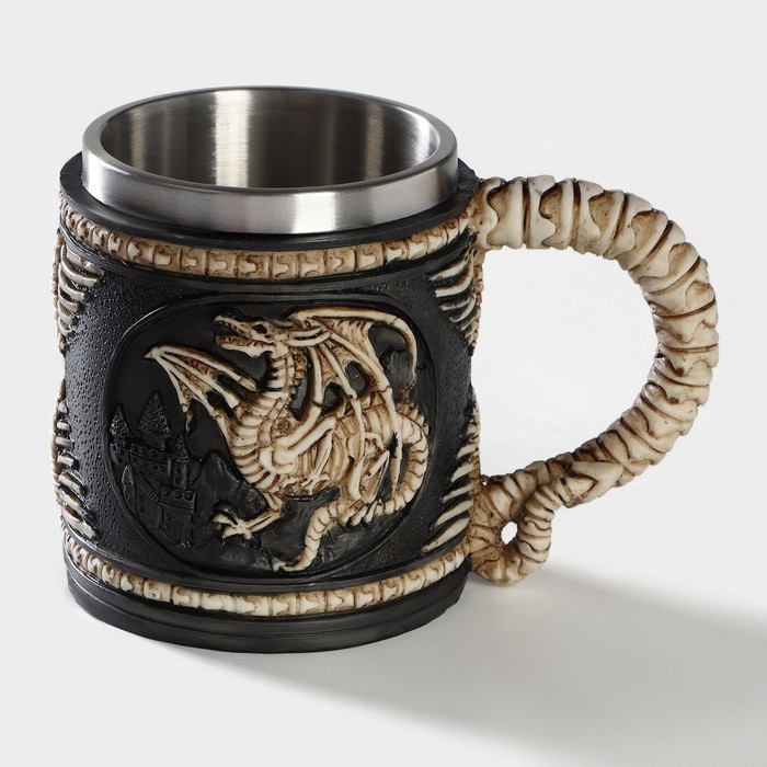 Кружка из нержавеющей стали «Дракон. Хэллоуин», 400 мл Кружка из нержавеющей стали «Дракон. Хэллоуин», 400 мл