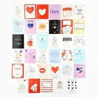 Набор мини-открыток в коробке с местом для подписи «Любовь», 35 штук, 8 x 10 см Набор мини-открыток в коробке с местом для подписи «Любовь», 35 штук, 8 x 10 см