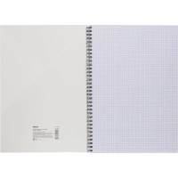 Бизнес-тетрадь А4,96л,обл.карт,греб,кл,Office Style,синяя