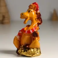 Копилка "Лошадь с шарфом" 13х9х7 см, коричневый Копилка "Лошадь с шарфом" 13х9х7 см, коричневый