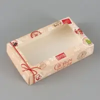 Коробка подарочная, складная 20&times;12&times;4 см &laquo;Новогодняя почта&raquo;