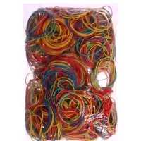 Банковская резинка цветная, 1000 грамм, длина 95 мм, диаметр - 60 мм, сечение 1.7&times;1.7 мм