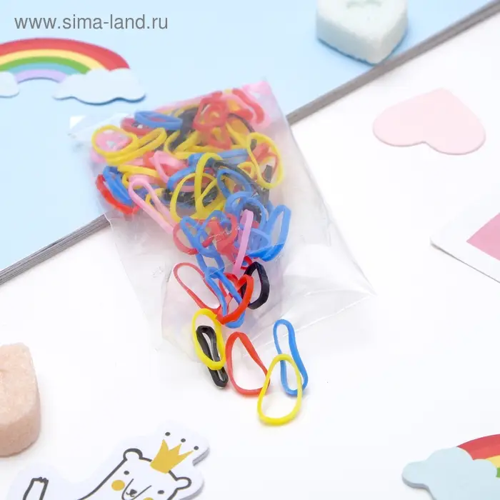 Резинки для афрокосичек (набор 80 шт+-5шт) Резинки для афрокосичек (набор 80 шт+-5шт)