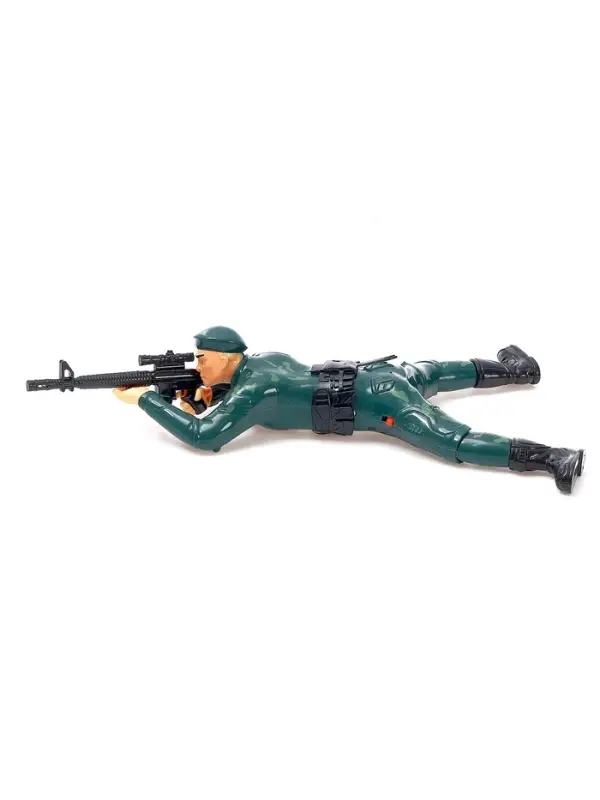 Фигурка солдатика &laquo;Пехотинец&raquo;, ползает, световые и звуковые эффекты, МИКС