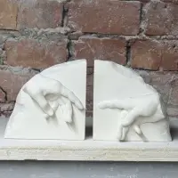 Гипсовая фигура держатель для книг (2 РУКИ) «Сотворение Адама. Фрагмент» Гипсовая фигура держатель для книг (2 РУКИ) «Сотворение Адама. Фрагмент»