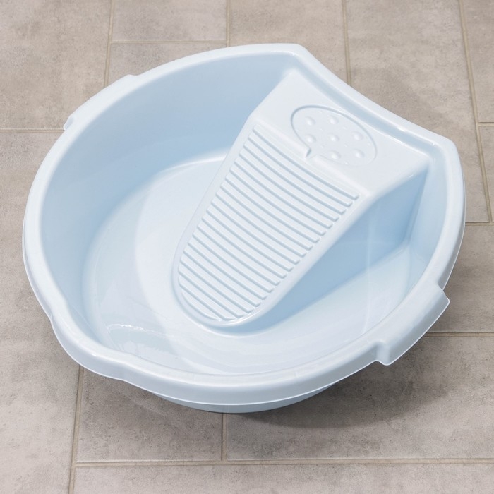 Таз круглый для стирки «Хозяюшка», 10 л, цвет МИКС Таз круглый для стирки «Хозяюшка», 10 л, цвет МИКС