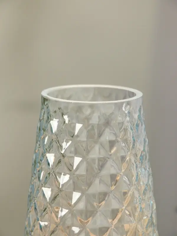 Ваза стекло настольная  Ваза стекло настольная "Иви" 21,5х9,5х6,5 см, прозрачный