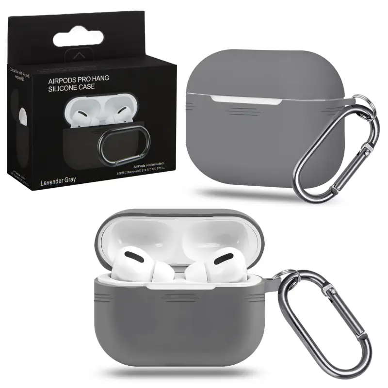 Чехол APods Pro с карабином №13 Gray