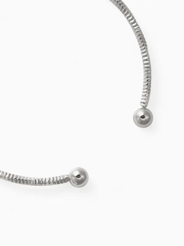 Набор 2 предмета: чокер, браслет &laquo;Обруч&raquo;, сердце, цвет серебро