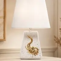 Лампа настольная RISALUX &laquo;Слон&raquo;, Е14, 40 Вт, бежевая, 20&times;20&times;32 см