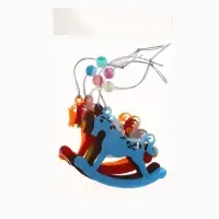 Набор ёлочных украшений "Лошадки" 5 шт