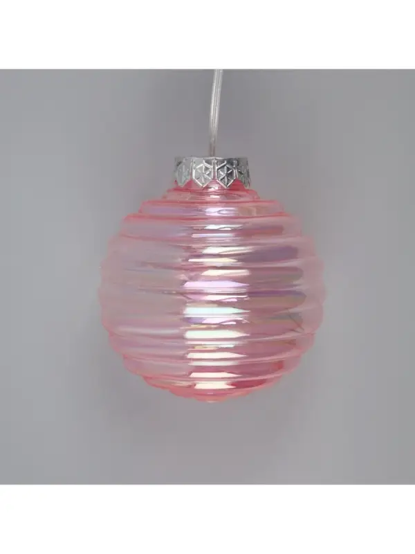 Гирлянда &laquo;Нить-гроздь&raquo; 60 см, прозрачная нить, &laquo;Красочные шары&raquo;, 30 LED, 4.5 В, от батареек AAх3, свечение тёплое белое