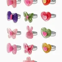 Кольцо &laquo;Выбражулька. Блеск&raquo;, форма МИКС, фасовка 100 шт. безразмерное