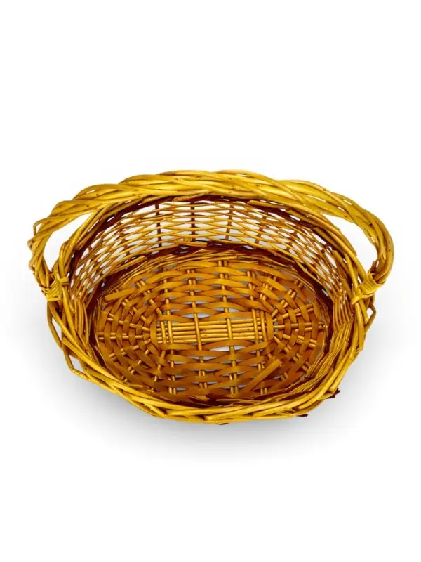 Набор корзин 3 шт ИВА 43x38x15 37х29x13 31х24x12 см ПЛЕТ ручка h=20/18/16 см