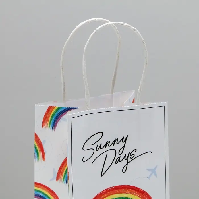 Пакет подарочный крафтовый, упаковка, «Sunny days», 12 х 21 х 9 см Пакет подарочный крафтовый, упаковка, «Sunny days», 12 х 21 х 9 см