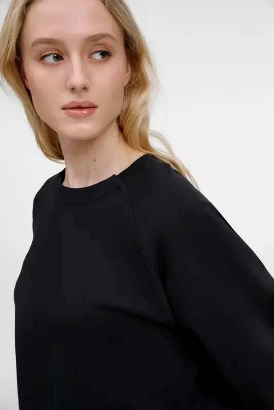 Свитшот унисекс Avenu, черный, размер XS/S Свитшот унисекс Avenu, черный, размер XS/S