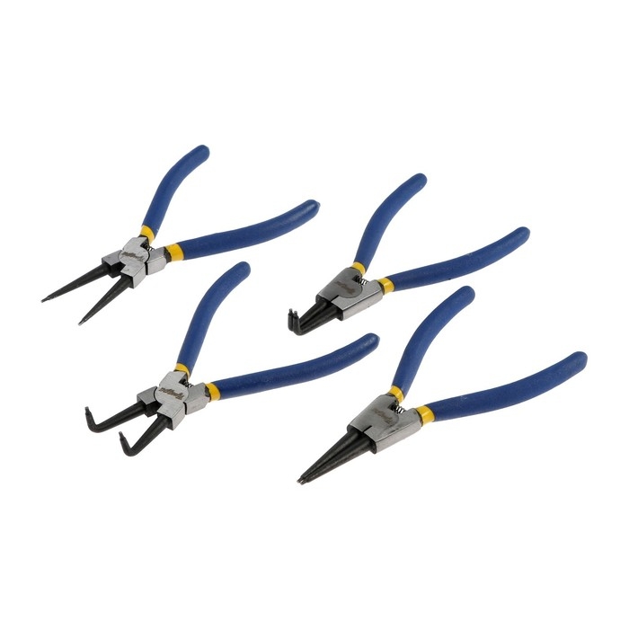 Набор съемников стопорных колец ТУНДРА, 170 мм, 4 шт. Набор съемников стопорных колец ТУНДРА, 170 мм, 4 шт.