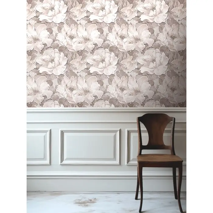 Обои бумажные Пермские обои &laquo;Аура 1088-08&raquo;, 0.53&times;10.05 м, цвет коричневый