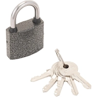 Замок навесной УЗК Аллюр ВС1Ч-340 (37xd=5) чугун серый (5кл)