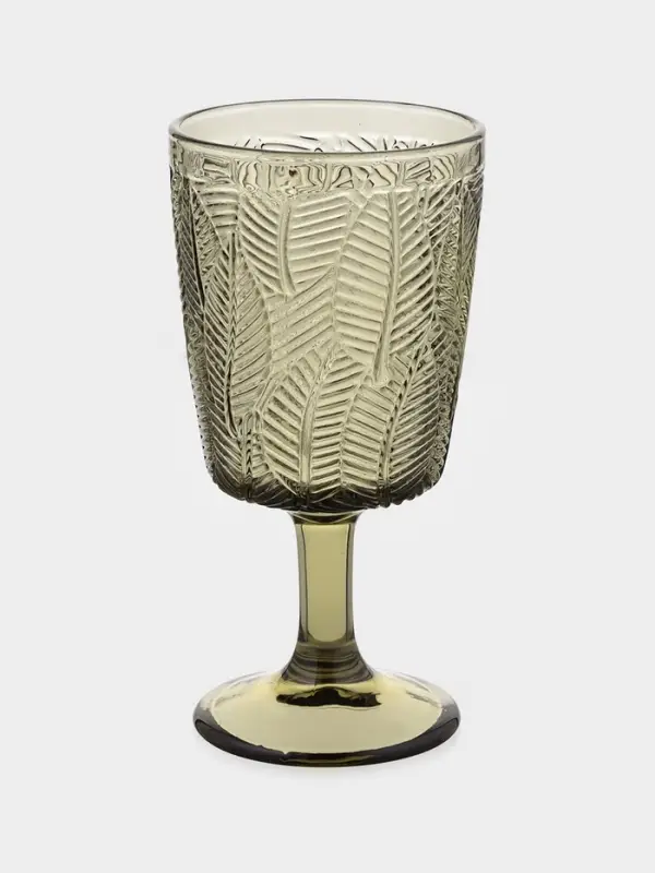 Бокалы &laquo;Флорин&raquo;, 300 мл, набор 2 шт., стекло, зелёные