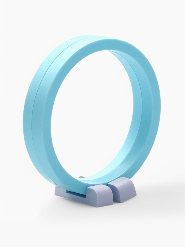 Подставка для украшений «Круг», 11*11*4,5 см, цвет голубой Подставка для украшений «Круг», 11*11*4,5 см, цвет голубой