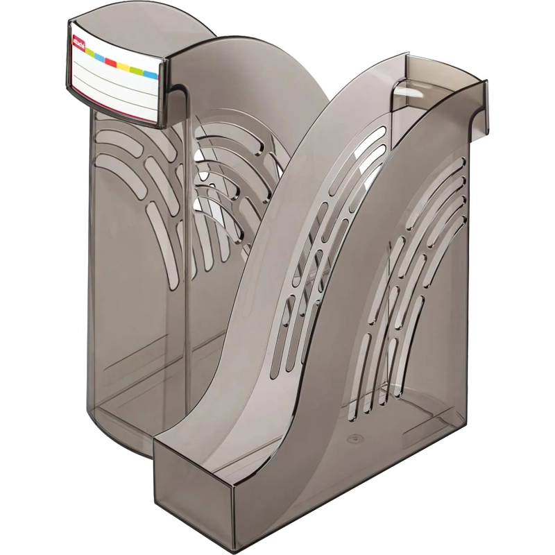 Лоток вертикальный ATTACHE 95мм дымчатый 2шт