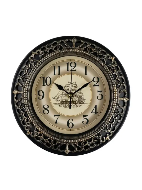 Часы настенные интерьерные &laquo;Фрегат&raquo;, d=25 см, плавный ход