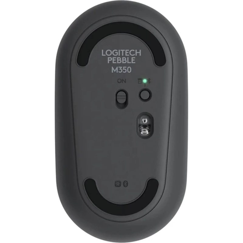 Мышь компьютерная Logitech WRL PEBBLE M350 BLACK 910-005576