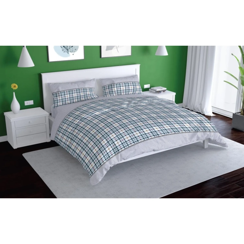 Постельное белье 2сп,Hetao,набивн.поплин 105г/м2 (нав.70х70-2шт),44002